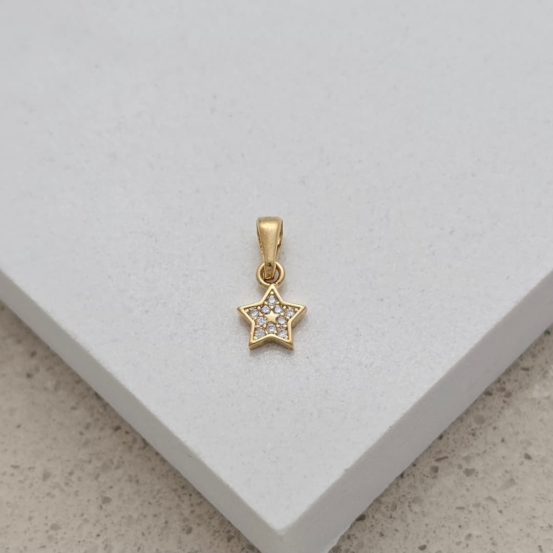 DIJE MINI ESTRELLA CIRCON