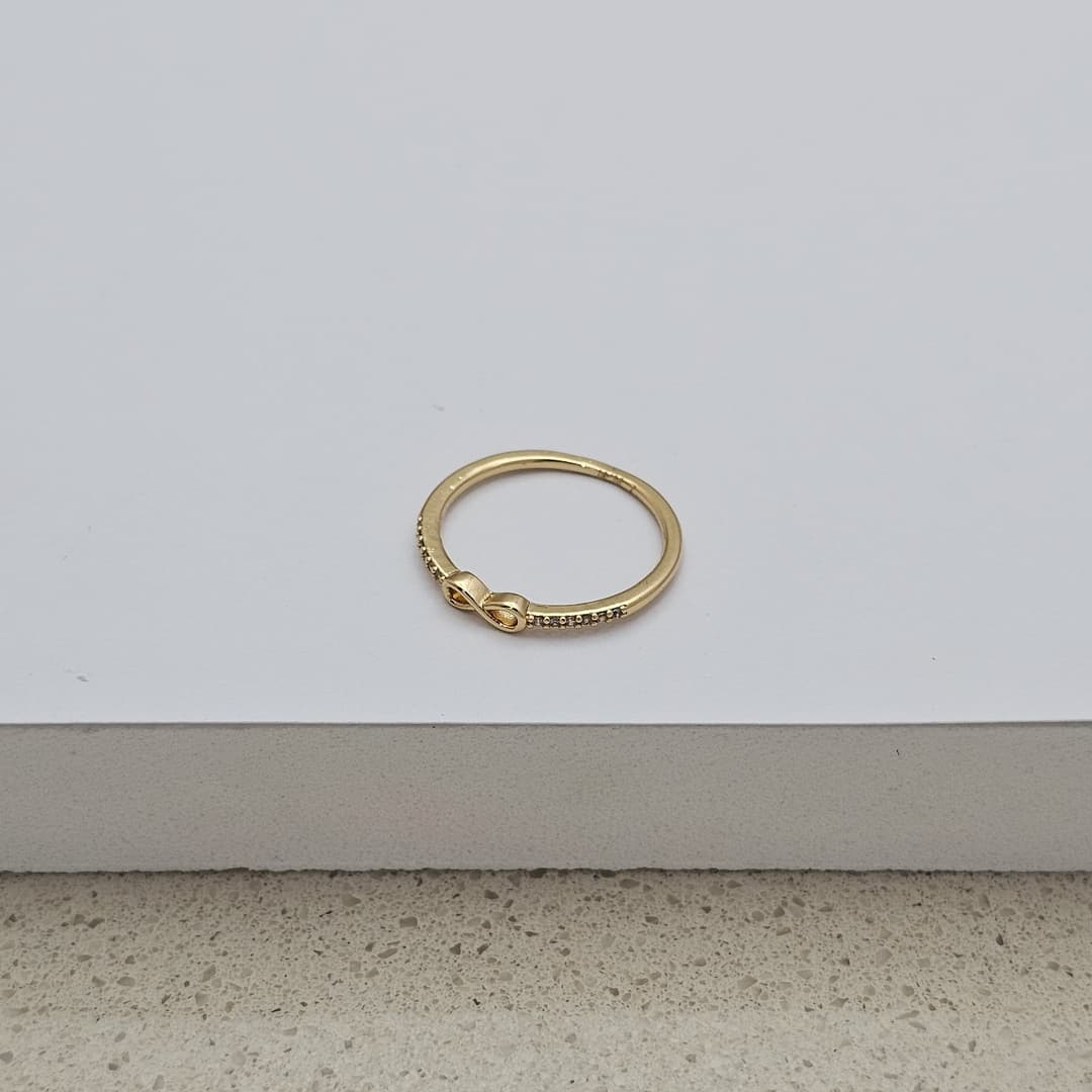ANILLO INFINITO MINI CIRCON T-9