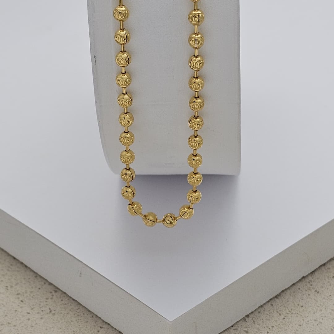 CADENA BALIN DIAMANTADA 4MM 61+5CM