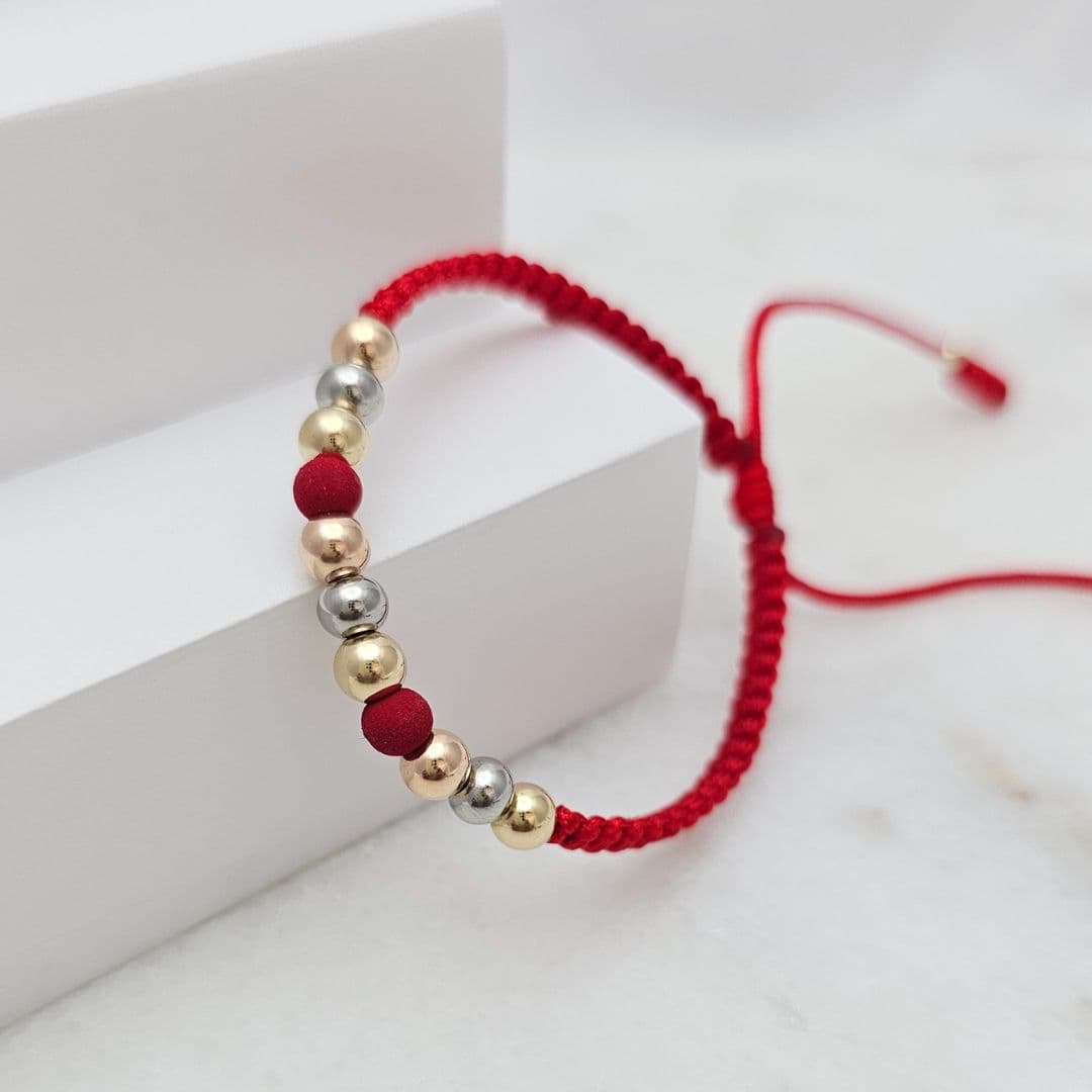 Pulsera neo tricolor 5mm